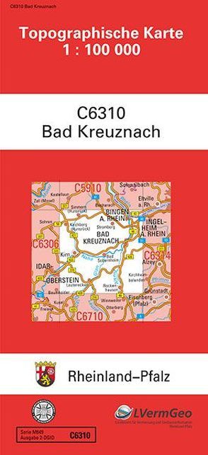 TK100 C6310 Bad Kreuznach von Landesamt für Vermessung und Geobasisinformation Rheinland-Pfalz