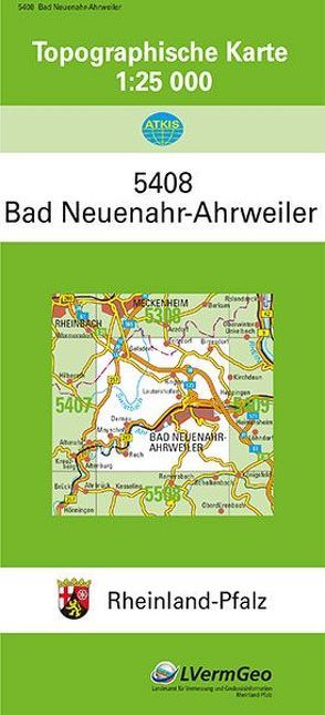 TK25 5408 Bad Neuenahr-Ahrweiler von Landesamt für Vermessung und Geobasisinformation Rheinland-Pfalz