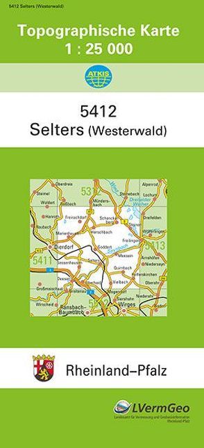TK25 5412 Selters (Ww.) von Landesamt für Vermessung und Geobasisinformation Rheinland-Pfalz