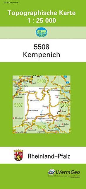 TK25 5508 Kempenich von Landesamt für Vermessung und Geobasisinformation Rheinland-Pfalz