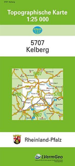 TK25 5707 Kelberg von Landesamt für Vermessung und Geobasisinformation Rheinland-Pfalz