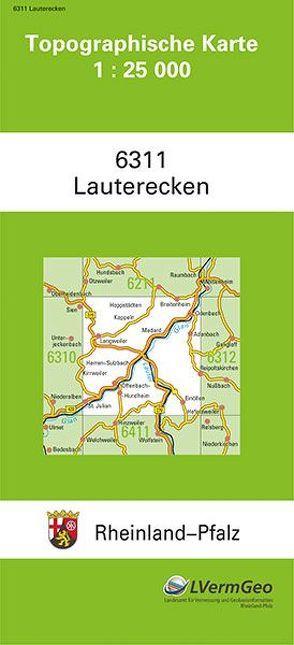 TK25 6311 Lauterecken von Landesamt für Vermessung und Geobasisinformation Rheinland-Pfalz