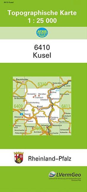 TK25 6410 Kusel von Landesamt für Vermessung und Geobasisinformation Rheinland-Pfalz