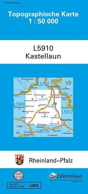 TK50 L5910 Kastellaun von Landesamt für Vermessung und Geobasisinformation Rheinland-Pfalz