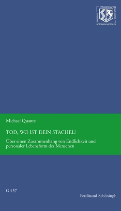 Tod, wo ist Dein Stachel? von Quante,  Michael