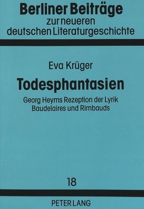 Todesphantasien von Krüger,  Eva