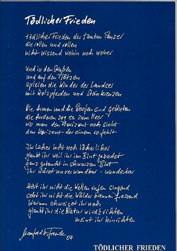 Tödlicher Frieden von Freude,  Manfred H.