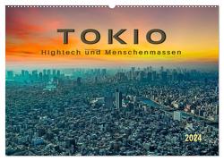 Tokio – Hightech und Menschenmassen (Wandkalender 2024 DIN A2 quer), CALVENDO Monatskalender von Roder,  Peter