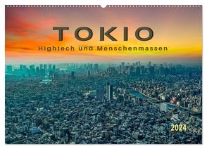 Tokio – Hightech und Menschenmassen (Wandkalender 2024 DIN A2 quer), CALVENDO Monatskalender von Roder,  Peter