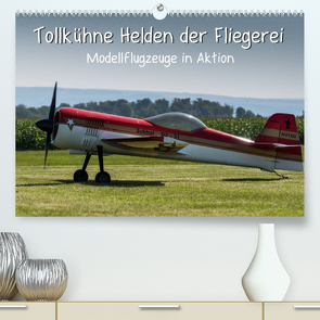 Tollkühne Helden der Fliegerei – Modellflugzeuge in Aktion (Premium, hochwertiger DIN A2 Wandkalender 2023, Kunstdruck in Hochglanz) von Teßen,  Sonja