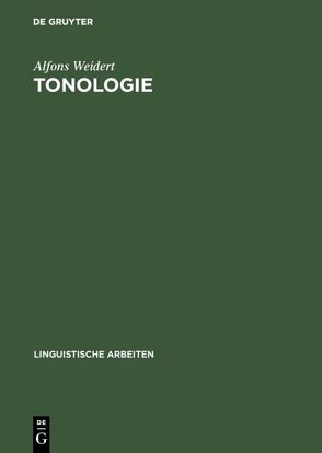 Tonologie von Weidert,  Alfons