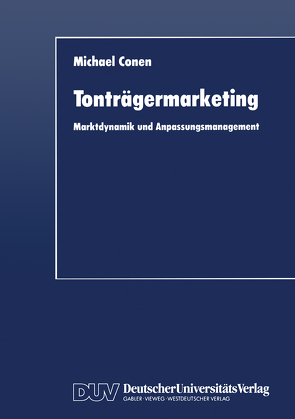 Tonträgermarketing von Conen,  Michael