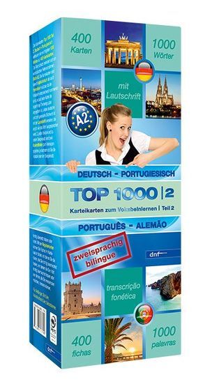 Karteikarten Top 1000 Portugiesisch (A2)