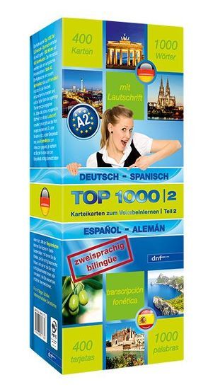 Karteikarten Top 1000 Spanisch (A2)