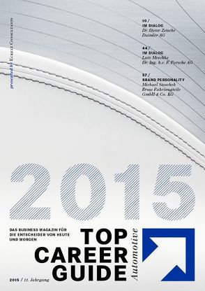 Top Career Guide Automotive 2015 von Eckelt,  Wolfgang K.