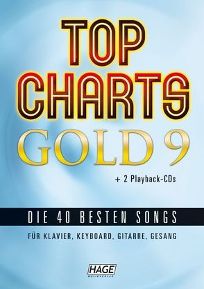 Top Charts Gold 9 + 2 CDs + Midifiles im GM/XG/XF-Format (USB-Stick) von Hage,  Helmut