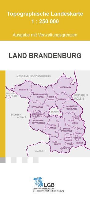 Topographische Landeskarte 1:250000, Land Brandenburg