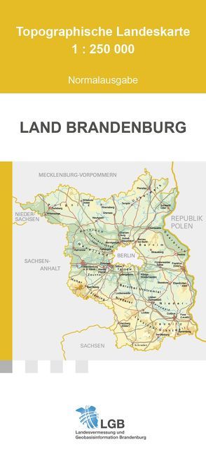 Topographische Landeskarte 1:250000, Land Brandenburg