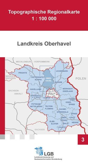 Topographische Regionalkarte 1:100000, Landkreis Oberhavel