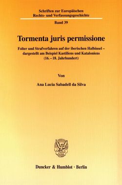 Tormenta juris permissione. von Sabadell da Silva,  Ana Lucia