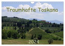 Toskana 2024 (Wandkalender 2024 DIN A4 quer), CALVENDO Monatskalender von Grau,  Anke