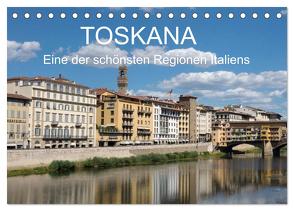 Toskana – eine der schönsten Regionen Italiens (Tischkalender 2024 DIN A5 quer), CALVENDO Monatskalender von Teuber,  Wolfgang