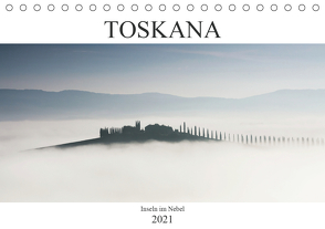 Toskana – Inseln im Nebel (Tischkalender 2021 DIN A5 quer) von Schürholz,  Peter