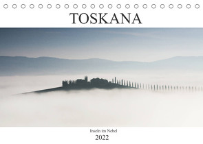 Toskana – Inseln im Nebel (Tischkalender 2022 DIN A5 quer) von Schürholz,  Peter