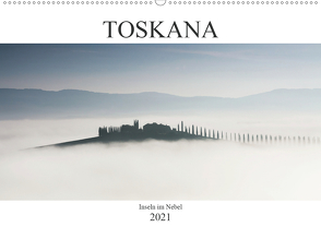 Toskana – Inseln im Nebel (Wandkalender 2021 DIN A2 quer) von Schürholz,  Peter