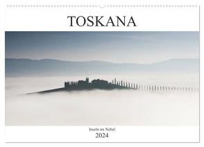 Toskana – Inseln im Nebel (Wandkalender 2024 DIN A2 quer), CALVENDO Monatskalender von Schürholz,  Peter