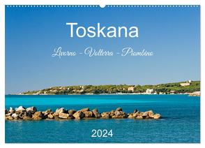 Toskana. Livorno – Volterra – Piombino (Wandkalender 2024 DIN A2 quer), CALVENDO Monatskalender von Kolfenbach,  Klaus