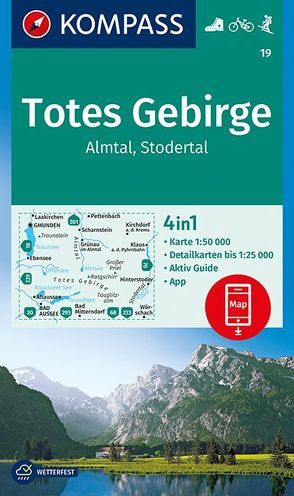 KOMPASS Wanderkarte Totes Gebirge, Almtal, Stodertal von KOMPASS-Karten GmbH