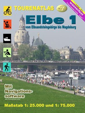 TourenAtlas Nr.7 Elbe-1 von Jübermann,  Erhard