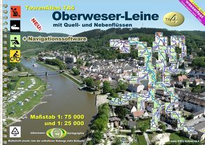 TourenAtlas TA4 Oberweser-Leine von Jübermann,  Erhard