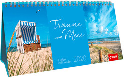 Träume vom Meer 2020: 3-teiliger Tischkalender mit Monatskalendarium von Groh Redaktionsteam