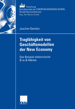 Tragfähigkeit von Geschäftsmodellen der New Economy von Deinlein,  Joachim