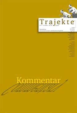 Trajekte 31 von Zentrum für Literatur- und Kulturforschung