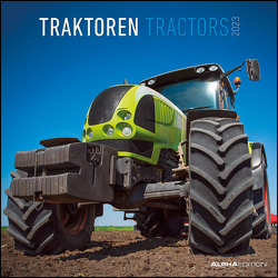 Traktoren 2023 – Broschürenkalender 30×30 cm (30×60 geöffnet) – Kalender mit Platz für Notizen – Tractors – Bildkalender – Wandplaner – Wandkalender