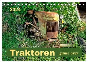 Traktoren – game over (Tischkalender 2024 DIN A5 quer), CALVENDO Monatskalender von Roder,  Peter