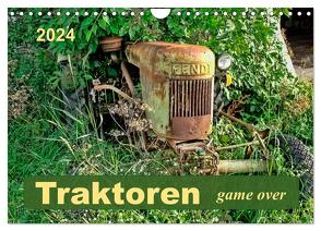 Traktoren – game over (Wandkalender 2024 DIN A4 quer), CALVENDO Monatskalender von Roder,  Peter