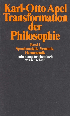 Transformation der Philosophie von Apel,  Karl-Otto