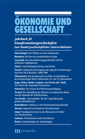 Transformationsgesellschaften von Christ,  Michaela, Sommer,  Bernd, Stumpf,  Klara