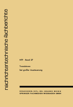 Transistoren bei großer Aussteuerung von J. Wosnik,  J. Wosnik