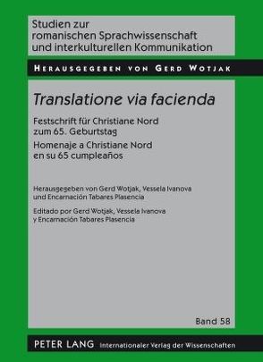 Translatione via facienda von Ivanova,  Vessela, Tabares Plasencia,  Encarnación, Wotjak,  Gerd