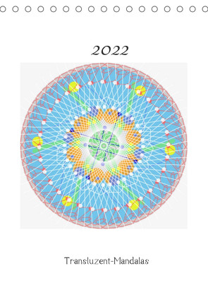 Transluzent-Mandalas (Tischkalender 2022 DIN A5 hoch) von Zapf,  Gabi