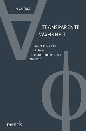 Transparente Wahrheit von Goerke,  Jan