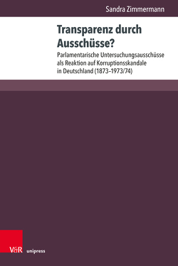 Transparenz durch Ausschüsse? von Zimmermann,  Sandra