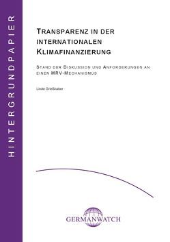 Transparenz in der internationalen Klimafinanzierung von Grießhaber,  Linde