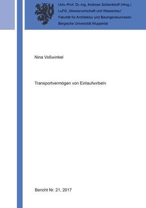 Transportvermögen von Einlaufwirbeln von Voßwinkel,  Nina