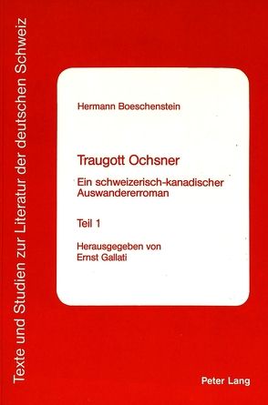 Traugott Ochsner von Gallati,  Ernst